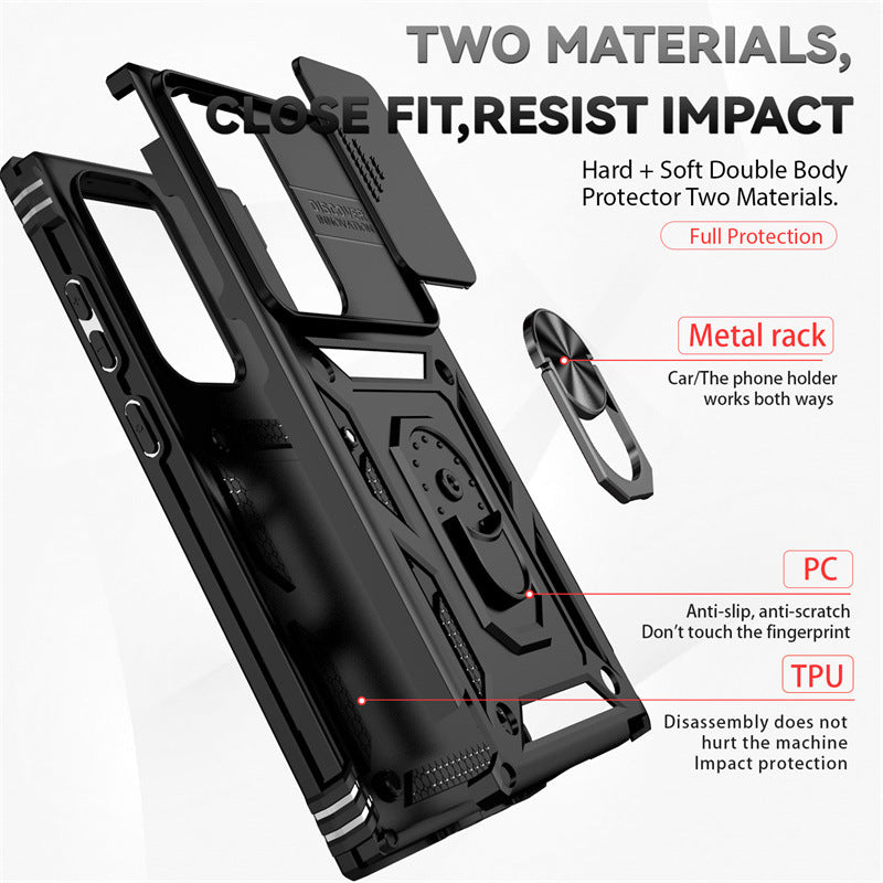 Samsung Military Ring Stand Case A14 5G